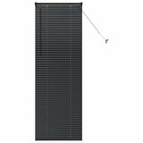 Vidaxl venetiaanse jaloezieën zwart 175 x 55 cm aluminium