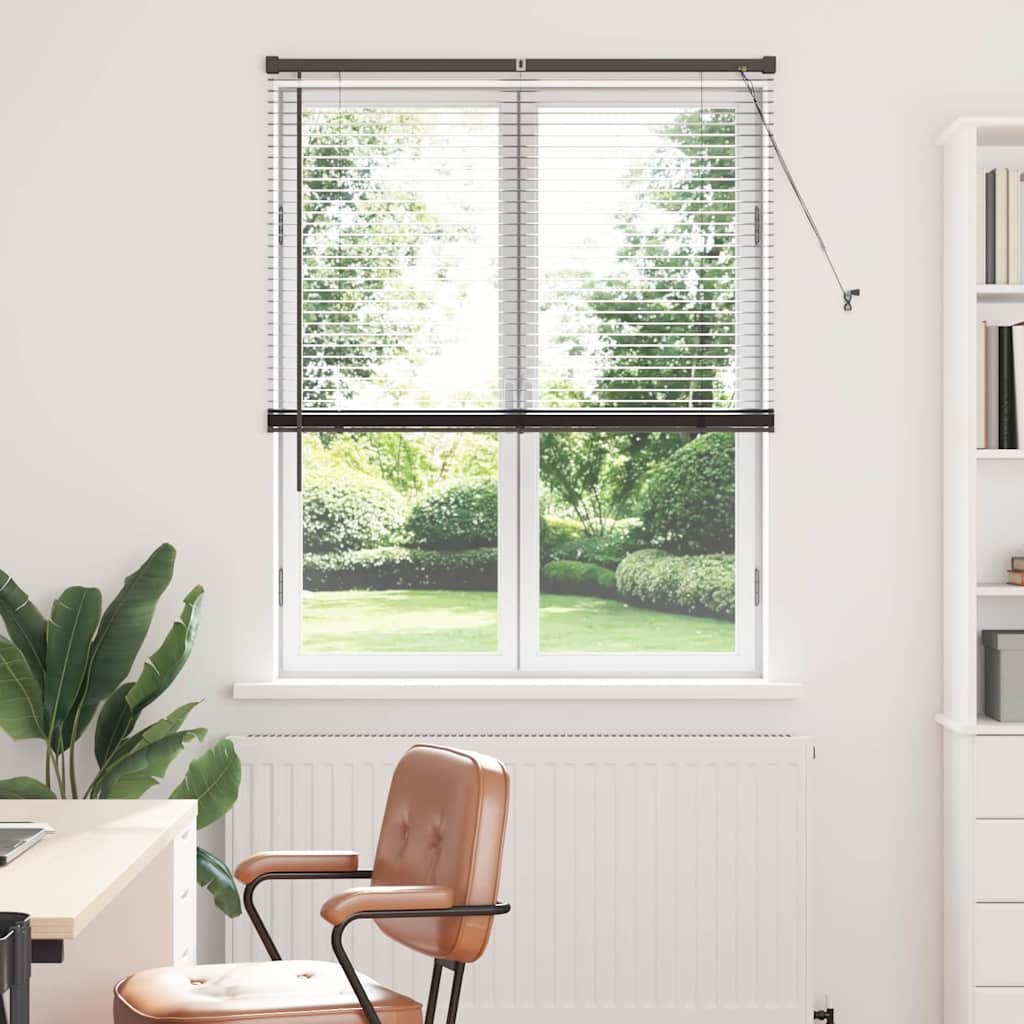 Vidaxl venetiaanse jaloezieën zwart 175 x 105 cm aluminium