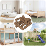 Vidaxl houten dowels 18000 pcs bruin massief hout