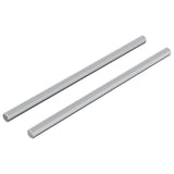Vidaxl draadstaaf 2 pcs zilver 6 x 120 mm staal