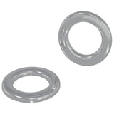 Vidaxl washers 2 pcs zilver 10 x 10 x 0,8 mm ijzer