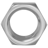Vidaxl zeshoekige moeren 2 pcs zilver m6 staal