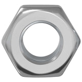 Vidaxl zeshoekige moeren 12 pcs zilver m8 ijzer