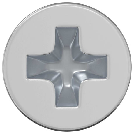 Vidaxl verzonken schroeven 2 pcs zilver m4 x 6 mm staal