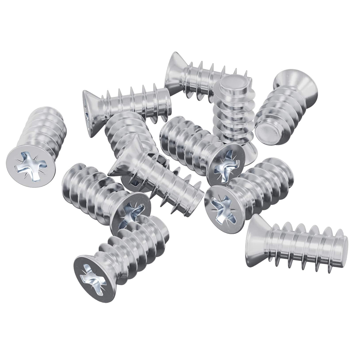 Vidaxl bout 10909 pcs zilver m6 x 12 mm ijzer