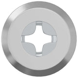 Vidaxl slotmoer 3673 pcs zilver staal