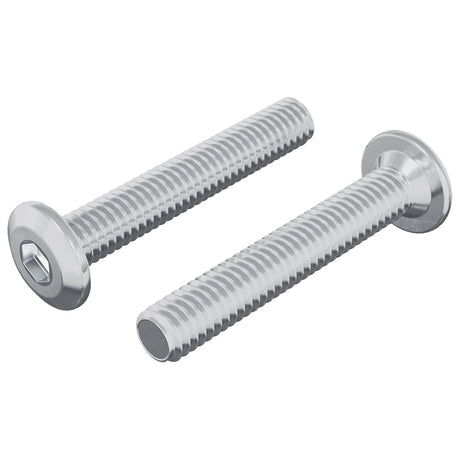 Vidaxl vergrendelingsschroef 2 pcs zilver m6 x 35 mm staal