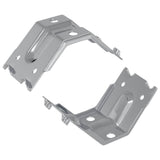 Vidaxl beugel 2 pcs verzinkt 106 x 55 x 1,5mm staal