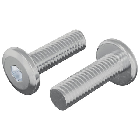 Vidaxl bout 2 pcs zilver 8 x 25 mm staal