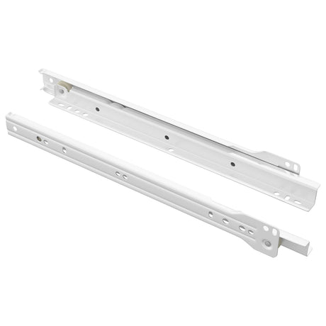 Vidaxl ladegeleider 2 pcs wit 300 mm staal