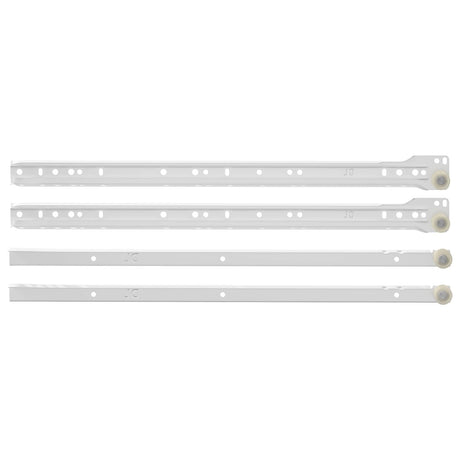 Vidaxl ladegeleider 49 pcs wit staal