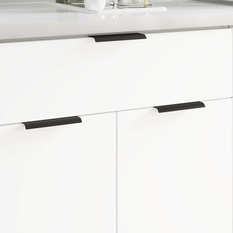 Vidaxl handvat 2 pcs zwart 120 x 39.6 x 17 mm aluminium