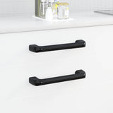 Vidaxl handvat effen 69 pcs zwart 380 x 34 x 85 mm aluminium en pp