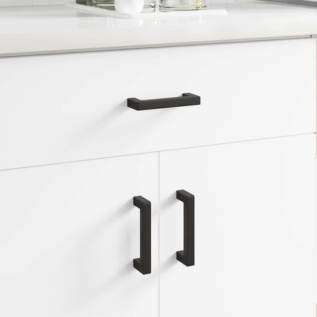 Vidaxl meubelhandgreep 429 pcs zwart 110 x 12 x 36 mm ijzer