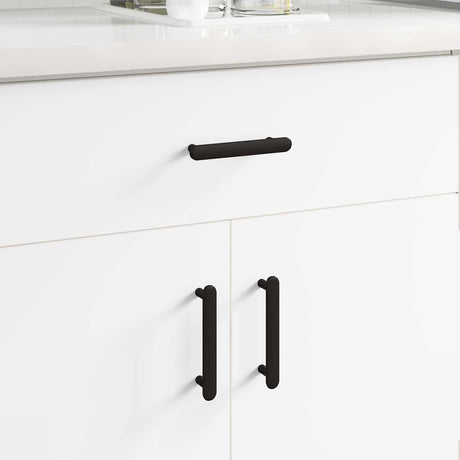 Vidaxl kasthandgreep 2 pcs zwart 121 x 16.6 x 28.3 mm ijzer