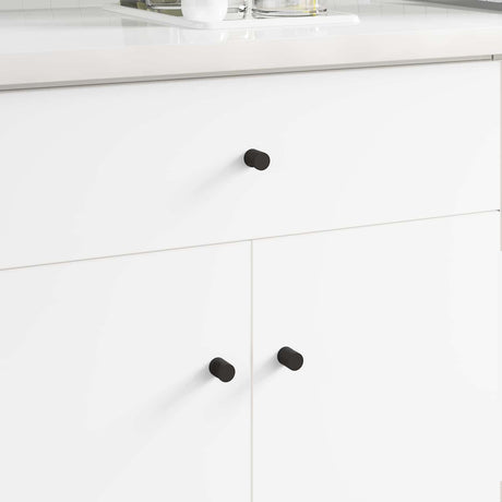 Vidaxl kastknoppen 968 pcs zwart ijzer