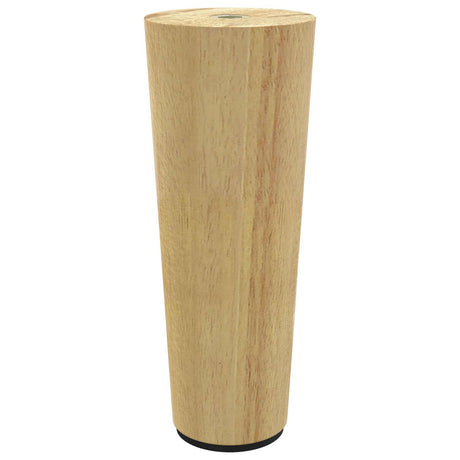 Vidaxl meubelpoten 2 pcs bruin ø 44 x 100 mm massief eucalyptus hout