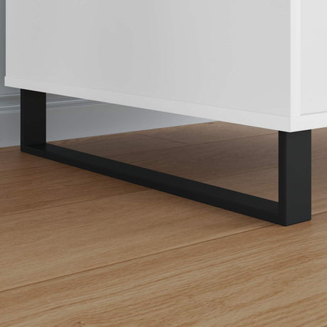 Vidaxl meubelpoten 2 pcs zwart 546 x 40,5 x 100 mm ijzer