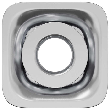 Vidaxl draadbuis invoeg 2 pcs zwart en zilver 15,8 x 15,8 x 22,5 mm
