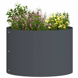 Vidaxl plantenring antraciet 30 x 30 x 20 cm koudgewalst staal