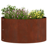 Vidaxl plantenring 5 pcs bruin 40 x 40 x 20 cm cortenstaal