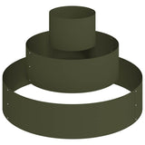 Vidaxl tuin bloempot olijf groen 90 x 90 x 20 cm koudgewalst staal