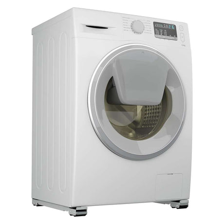 Vidaxl wasmachinebasis 2 pcs zilver 72 x 5 x 4,5 cm roestvrij staal