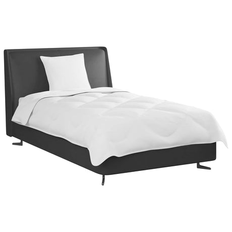 Vidaxl dekbed met kussen 2 pcs wit microvezel