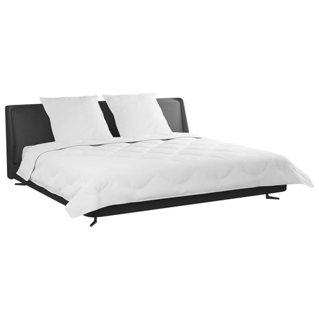 Vidaxl winter dekbed met kussen 3 pcs wit microvezel
