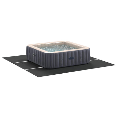 Vidaxl zwembad grondzeil zwart 396 x 396 x 0,1 cm niet-geweven stof