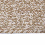 Vidaxl vloerkleden rechthoekig natuurlijk en wit 80 x 150 cm jute