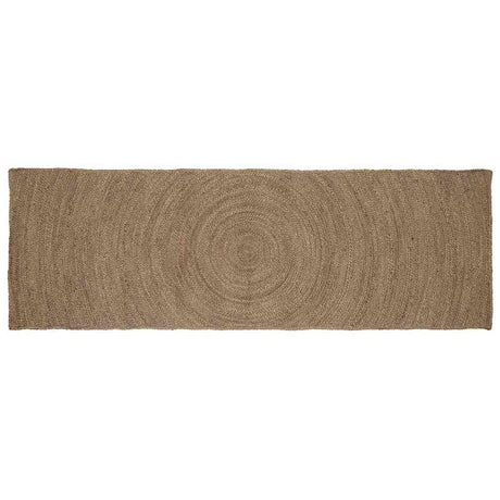 Vidaxl vloerkleden rechthoekig grijs 80 x 300 cm jute