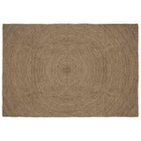 Vidaxl vloerkleden rechthoekig grijs 160 x 230 cm jute