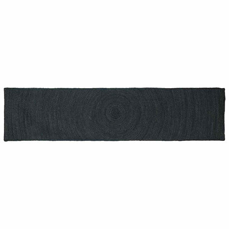 Vidaxl vloerkleden rechthoekig donkergrijs 60 x 200 cm jute