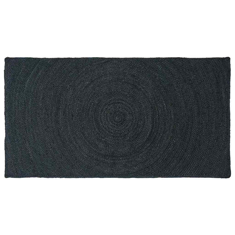 Vidaxl vloerkleden rechthoekig donkergrijs 100 x 200 cm jute