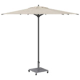 Vidaxl parasolvoet donkergrijze houtlook 45 x 45 x 31,5 cm
