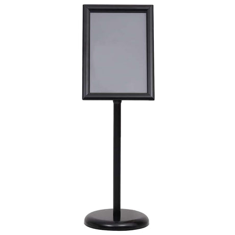 Vidaxl posterstandaards 2 pcs zwart 32.7 x 24 x 108 cm aluminium