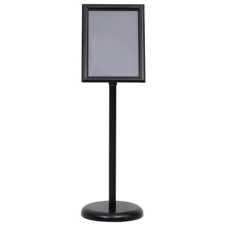 Vidaxl posterstandaards 2 pcs zwart 32.7 x 24 x 108 cm aluminium