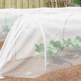 Vidaxl insecten net wit 2 x 25 m polyetheen