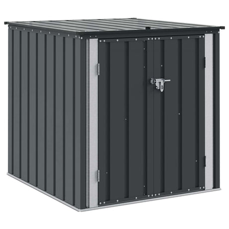 Vidaxl tuinopslagdoos zwart 101,5 x 107 x 100 cm staal
