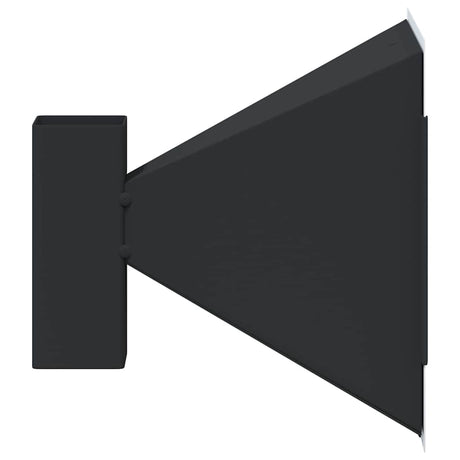 Vidaxl kogelvanger zwart 17.5 x 17.5 x 17 cm staal