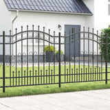 Vidaxl tuinhek grijs 240 x 166 cm poedergecoat staal