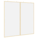 Vidaxl bulletinbord wit 80 x 80 x 1.4 cm massief grenenhout