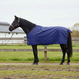 Vidaxl paardendeken donkergroen en zwart 115 cm polyester