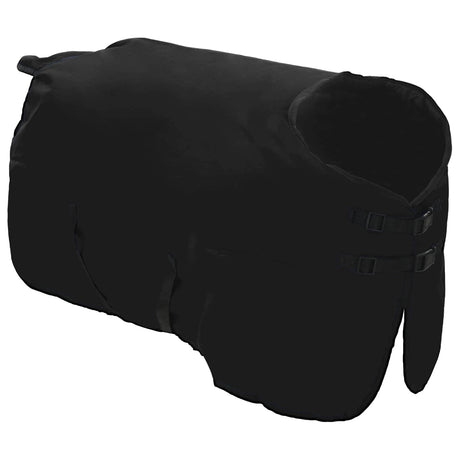 Vidaxl paardendeken donkergroen en zwart 125 cm polyester