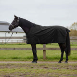 Vidaxl paardendeken donkergroen en zwart 145 cm polyester
