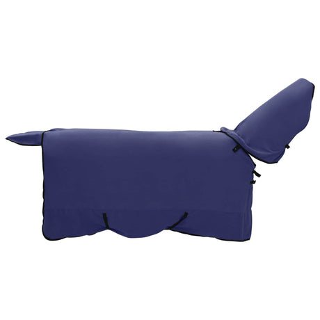 Vidaxl paardendeken marineblauw 125 cm polyester fleece