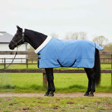 Vidaxl paardendeken volledige aqua 145 cm polar fleece