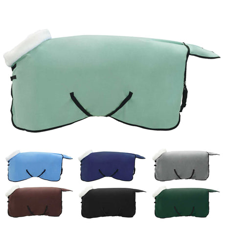 Vidaxl paardendeken volledig donkergroen 95 cm polar fleece