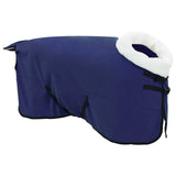 Vidaxl paardendeken marineblauw 145 cm polar fleece